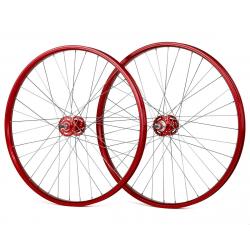 Black Ops DW1.1 26" Wheels (Red/Silver/Red) (26 x 1.75) - 741636