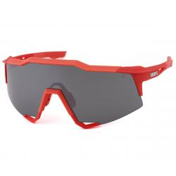 100% SpeedCraft Sunglasses (Soft Tact Coral) (Black Mirror Lens) - 61001-068-61