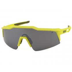 100% SpeedCraft SL Sunglasses (Soft Tact Banana) (Black Mirror Lens) - 61002-004-61