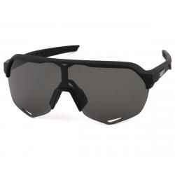 100% S2 Sunglasses (Soft Tact Black) (Smoke) - 61003-102-02