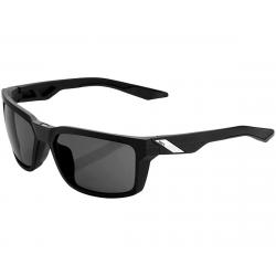 100% Daze Sunglasses (Soft Tact Black) (Smoke Lens) - 61030-100-57