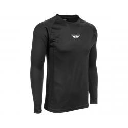Fly Racing Lightweight Long Sleeve Base Layer Top (Black) (L) - 354-6310L