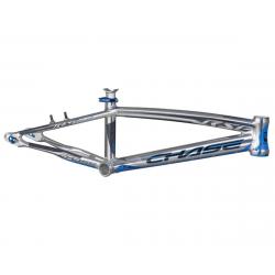 CHASE RSP4.0 Race Bike Frame (Polished w/Blue/Grey) (Pro) - CHFRPROPLBL-4