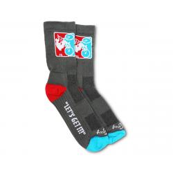SE Racing Wheelie Socks (Grey) (S/M) - 4837