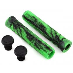 Lucky Scooters Vice Grips 2.0 Pro Scooter Grips (Black/Green) (Pair) - 270019