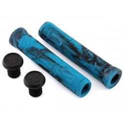 Lucky Scooters Vice Grips 2.0 Pro Scooter Grips (Black/Teal) (Pair) - 270020
