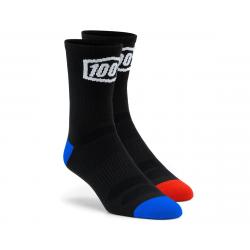 100% Terrain Socks (Black) (L/XL) - 24003-001-18