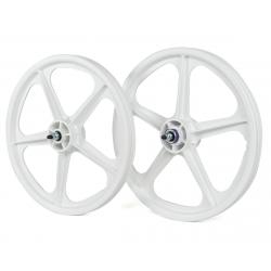 Skyway Tuff Wheel II 20" Wheel Set (White) (3/8" Axle) (20 x 1.75) - WHL-1803P
