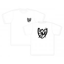 S&M Sharpie Shield T-Shirt (White/Black) (2XL) - 09-SSFB-W-B-XXL