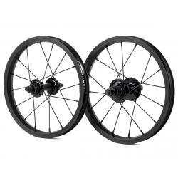 Fit Bike Co OEM 14" Cassette Wheelset (Pair) (Black) (14 x 1.75) - 07-WHL-14