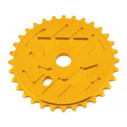 Ride Out Supply ROS Logo Sprocket (Gold) (32T) - SPRRO100032GOL