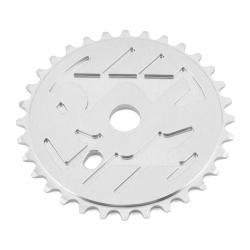 Ride Out Supply ROS Logo Sprocket (Silver) (32T) - SPRRO100032SIL