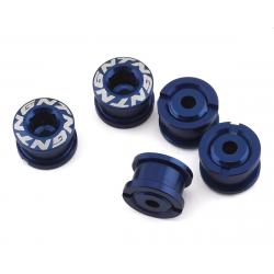 Tangent Alloy Chainring Bolts (4mm) (Blue) - 13-4103