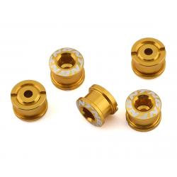 Tangent Alloy Chainring Bolts (4mm) (Gold) - 13-4108