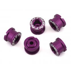 Tangent Alloy Chainring Bolts (4mm) (Purple) - 13-4109