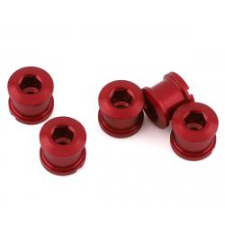 INSIGHT Alloy Chainring Bolts (Red) (Long) - INBO854RDRD