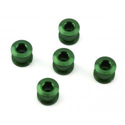 INSIGHT Alloy Chainring Bolts (Green) (Long) - INBO854GRGR