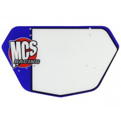 MCS BMX Number Plate (Blue) (Pro) - 4710-020-BU