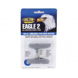 Kool Stop Eagle 2 Brake Pads (Silver) (1 Pair) (Threaded Post) - KS-E2T