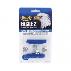 Kool Stop Eagle 2 Brake Pads (Blue) (1 Pair) (Threaded Post) - KS-E2TBLU