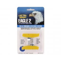 Kool Stop Eagle 2 Brake Pads (Yellow) (1 Pair) (Threaded Post) - KS-E2TY