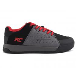 Ride Concepts Youth Livewire Flat Pedal Shoe (Charcoal/Red) (Youth 4) - 2247-520
