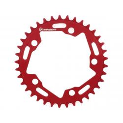 Tangent Halo 5-Bolt Chainring (Red) (37T) - 27-2537R