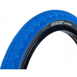 Sunday Current V2 BMX Tire (Blue/Black) (20" / 406 ISO) (2.4") - SBT-806-BUBK