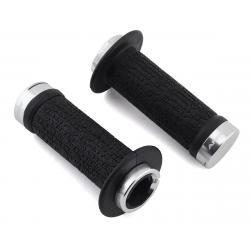Answer Flange Lock-On Grips (Black/Polished) (Pair) (105mm) - HG-AHG15MWFL-PO