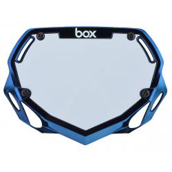 Box Two Number Plate (Blue Chrome) (S) - BX-NP16CHRSM-BL