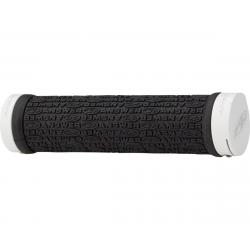 Answer Flangeless Lock-On Grips (Black/White) (Pair) (135mm) - HG-AHG15PNFL-WH