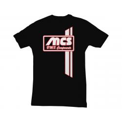 MCS Vertical Stripes T-Shirt (Black) (L) - 5910-010-BK-LG