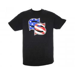 SSquared Stars & Stripes T-Shirt (Black) (Youth L) - AP-ST17YLSS-BK