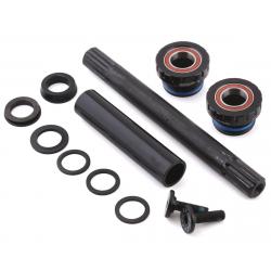 SE Racing 19mm Chromoly Spindle Kit (Black) (w/ Bottom Bracket) (200mm) - IATA0001840