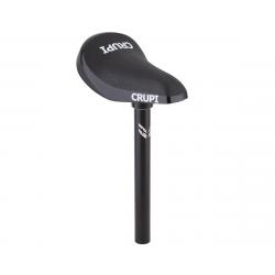 Crupi BMX Plastic Seat/Post Combo (Mini) (Black) - 61206