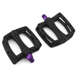 Colony Fantastic Plastic Pedals (Black/Purple) (Pair) (9/16") - I19-910P