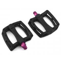 Colony Fantastic Plastic Pedals (Black/Pink) (Pair) (9/16") - I19-910Q