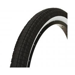 Mission Fleet Tire (Black/White) (20" / 406 ISO) (2.4") - MN6701WHT