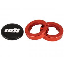 ODI Lock Jaw Clamps w/ Snap Caps (Red) (Set of 4) - D70LJR