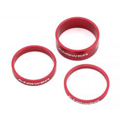 Answer Alloy Spacer (Red) (3 Pack) (1") - HS-ASS15A001-RD