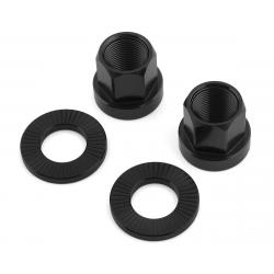 The Shadow Conspiracy Featherweight Alloy Axle Nuts (Black) (14mm) - 103-06325_14