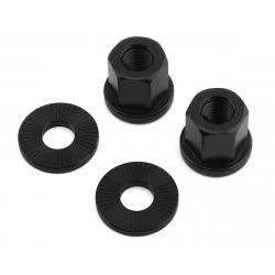 The Shadow Conspiracy Featherweight Alloy Axle Nuts (Black) (3/8") - 103-06325_3/8