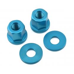 The Shadow Conspiracy Featherweight Alloy Axle Nuts (Blue) (3/8") - 104-06325_3/8