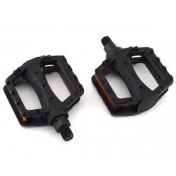 Sunlite Juvenile Plastic BMX Pedals (Black) (1/2") - PL010BKD