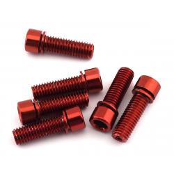 The Shadow Conspiracy Hollow Stem Bolt Kit (Red) (6) (8 x 1.25mm) - 139-06208