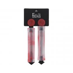Fiend Team Grips (Pair) (Clear/Red Marble) - GR-202RED