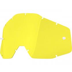 100% Replacement Lens (Yellow Anti-Fog Lens) (For Racecraft/Accuri/Strata) - 51001-004-02