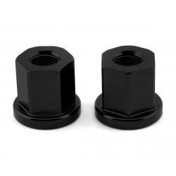 Mission Alloy Axle Nuts (Black) (3/8") - MN7405BLK