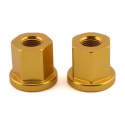 Mission Alloy Axle Nuts (Gold) (3/8") - MN7405GLD