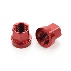 Mission Alloy Axle Nuts (Red) (3/8") - MN7405RED